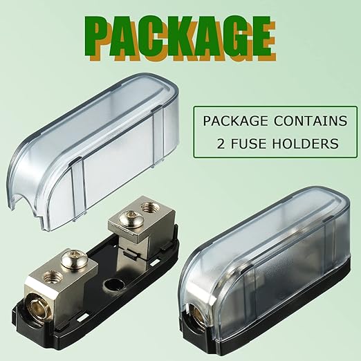 Mini ANL Fuse Holder - Midi Fuse Holder for Automotive Marine (2 Pcs)