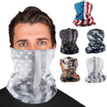 S A Company 5-Pack UV Face Shield | UV 30+ Multipurpose Neck Gaiter Balaclava for Adults | Multiple Color Packs