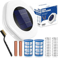 Solar Pool Cleaner, Floating Water Cleaner and Purifier, Copper for Pool 35,000 Gallons, Large Solar Panel & 2 Sets of Fittings, Floating Water Cleaner for Above Ground Pool & Inground Pool