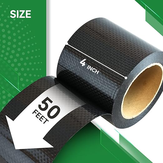 RV Underbelly Tape 4" x50', RV Underbelly Material, Waterproof Permanent Sealing Adhesive for RV, Camper Travel Trailer, Mobile Home, Tear Repair Patch