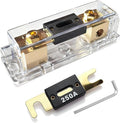 0/2/4 Gauge AWG Inline ANL Fuse Holder Dual Kit with 2 Pack Fuse (250A)