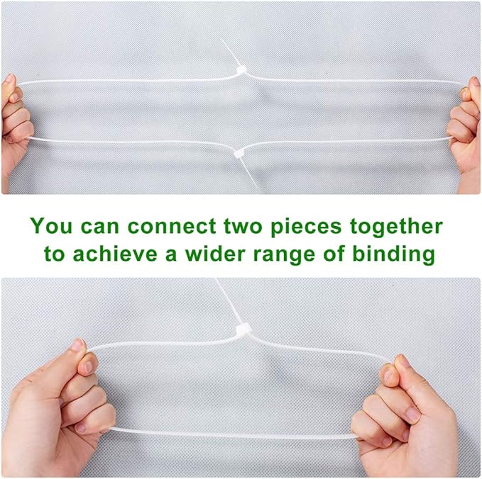 200PCS Cable Zip Ties Heavy Duty 18 Inch Strong Large Cable Wire Ties - Industrial Durable Strong Wire ties for binding fences, Awnings Tying branches Bundling of crops Fixed water pipes