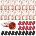 XHF 20PCS 1AWG-5/16 Heavy Duty Battery Lugs with 3:1 Heat Shrink Tubing, Ring Terminals Battery Cable Ends Copper Eyelets Electrical Battery Connectors