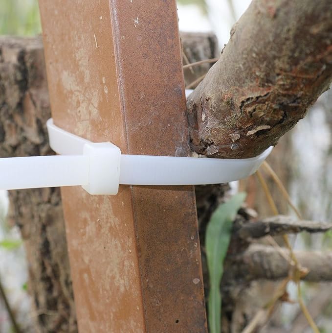 Extra long zip ties 36 inch white Large cable ties heavy duty outdoor use 250 lbs thick Nylon plastic Zipties 20pcs