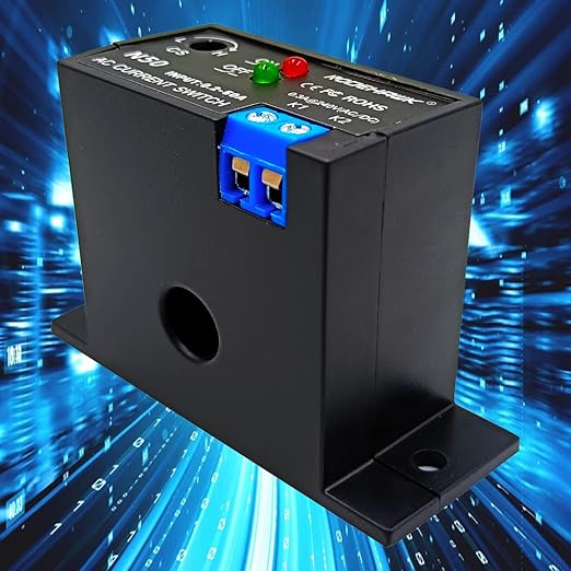 Current Sensing Relay AC Current Sensing Switch 0-50A Normally Open Current Sensor Monitoring Relay (N50)