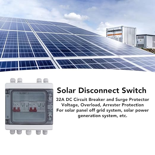 Sonew Reliable DC500V Solar Disconnect Switch with Protection IP65 Water Combiner Box for Home and RV Systems