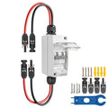 Solar Panel Disconnect Switch，1000V 40Amp Solar Breaker， IP65 Outdoor Solar Breaker Box and Solar Disconnect Switch with PV Cable (DC1000V 40Amp)
