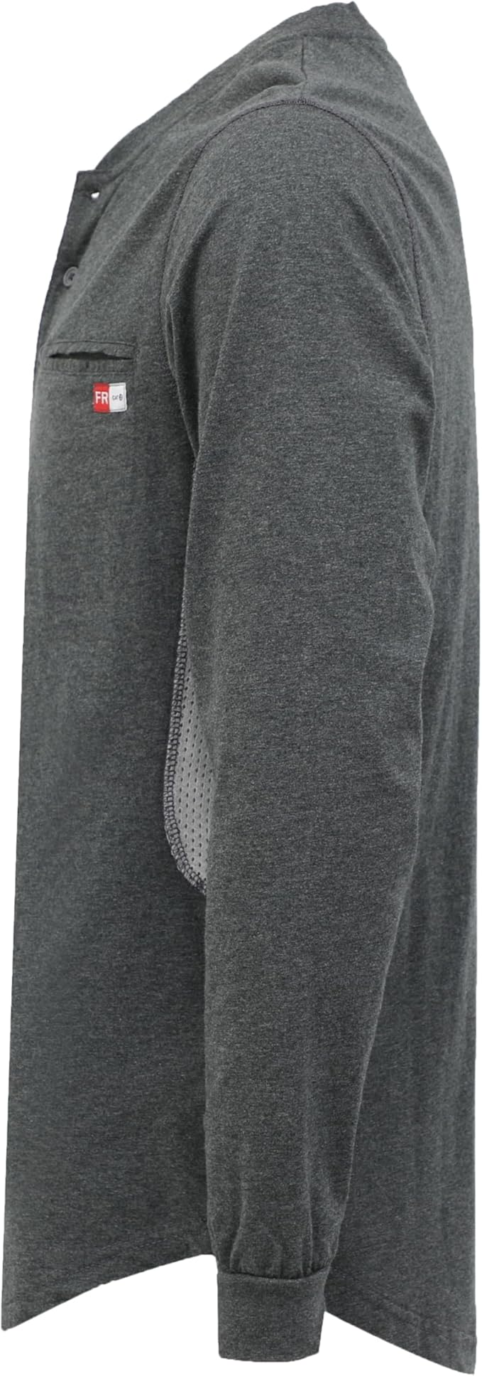 TICOMELA FR Shirts for Men 6oz Flame Retardant Mesh Breathable T-Shirt NFPA2112 Fire Retardant Henley Shirts