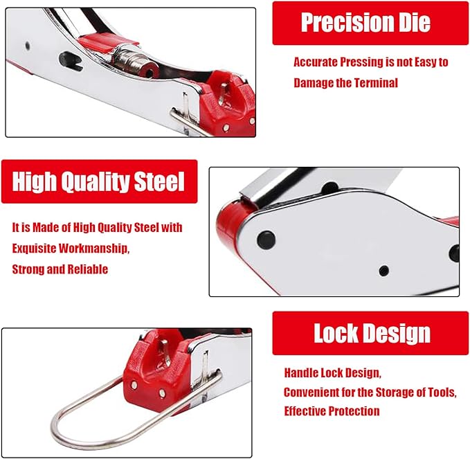 Coax Cable Crimper Tool Kit with 20pcs F Type RG59 RG6 Compression Connectors Coaxial Cable Stripper Coaxial Cable Compression Tool Kit