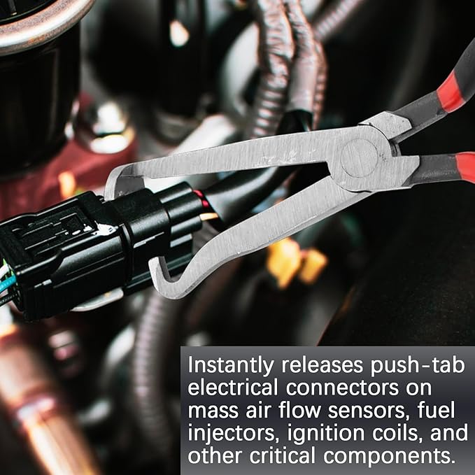 5pcs Electrical Disconnect Pliers and Connector Separator Tool for Cars, with Hose Clamp Pliers and Terminal Pin Removal Tool Set