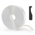Butyl Tape White 1/2" x 30 Ft None Hardening Premium Butyl Caulk Tape for RV Window Glazing Roofing Leak Opening Pipe Plumbing Fixture EPDM Roof Patching(1 Pack)