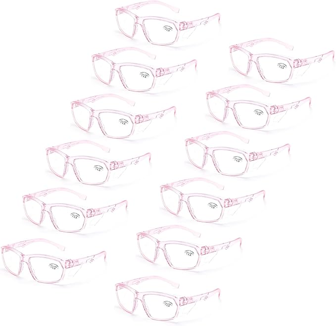 ProtectX Classic Safety Glasses, Anti-Fog Scratch Resistant Lenses, Protective Eyewear for Work, Indoor/Outdoor, ANSI Z87.1
