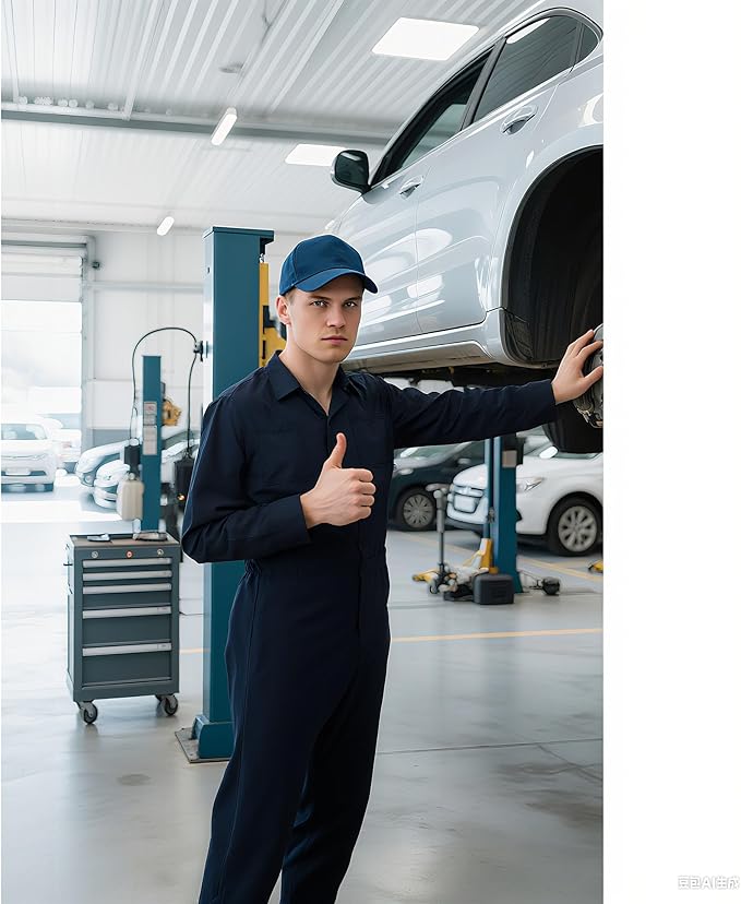 MCJC Coveralls for Men Adult Jumpsuit Coveralls Mechanic Work Uniform Halloween Horror Killer Costume