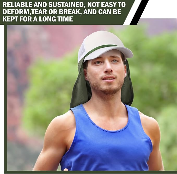 Tatuo Neck Drape UV Sun Protection Gaiter Adjustable Unisex Multifunctional 2 in 1 Face Covering for Outdoor Sports Fishing