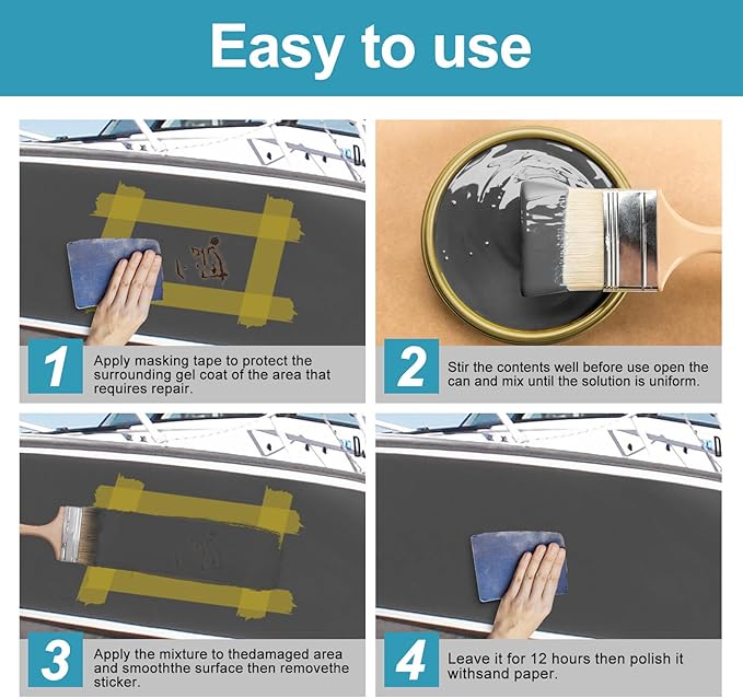 Gray Rust Preventive Paint, Rust Inhibitor and Corrosion Permanently, Anti-rust, Non-porous Protective Barrier, UV Resistance and Heat Resistance, 32 Fl Oz