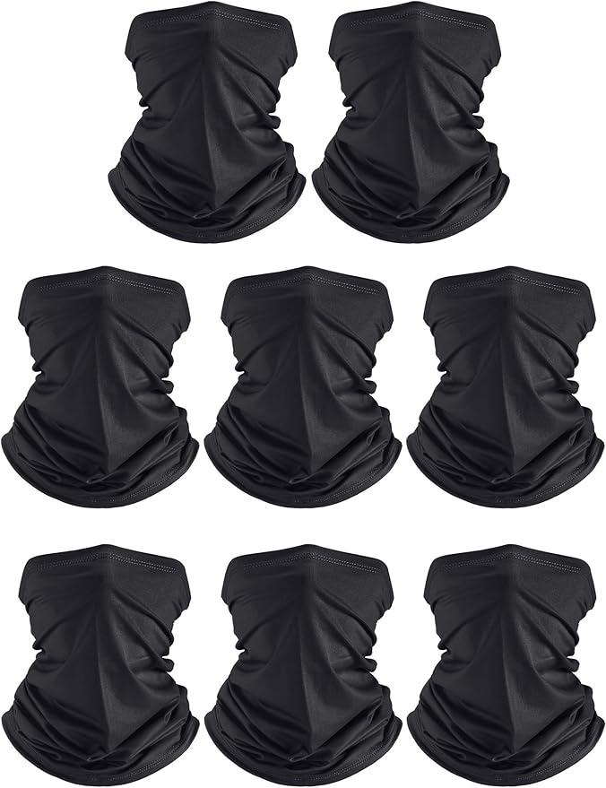 Geyoga Neck Gaiter Bandana Face Mask Summer UV Protection Cooling Breathable Face Mask Neck Scarf Balaclava for Men Women