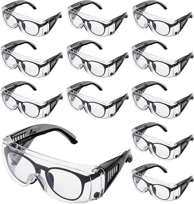 UNCO- Safety Goggles Over Glasses, Protective Goggles, Anti Fog, Work, Safety Glasses Over