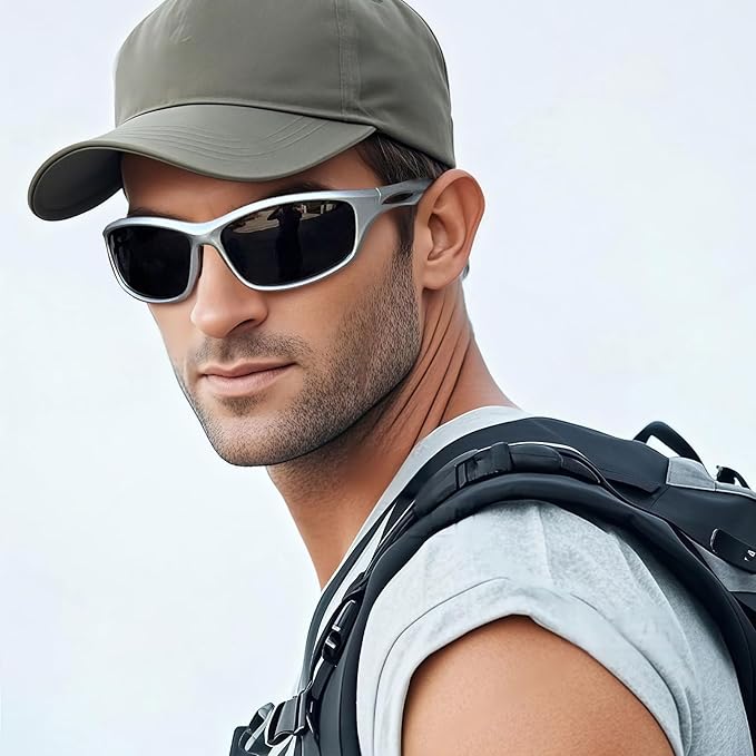 Joopin Sports Sunglasses Polarized UV400 Protection Wrap Around Sun Glasses Shades for Men Women