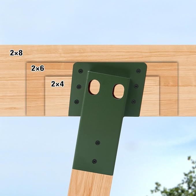 Deer Stand Brackets,Outdoor 4"x 4" Compound Angle Brackets for Deer Stand Hunting Blinds Shooting Shack and Tree Houses