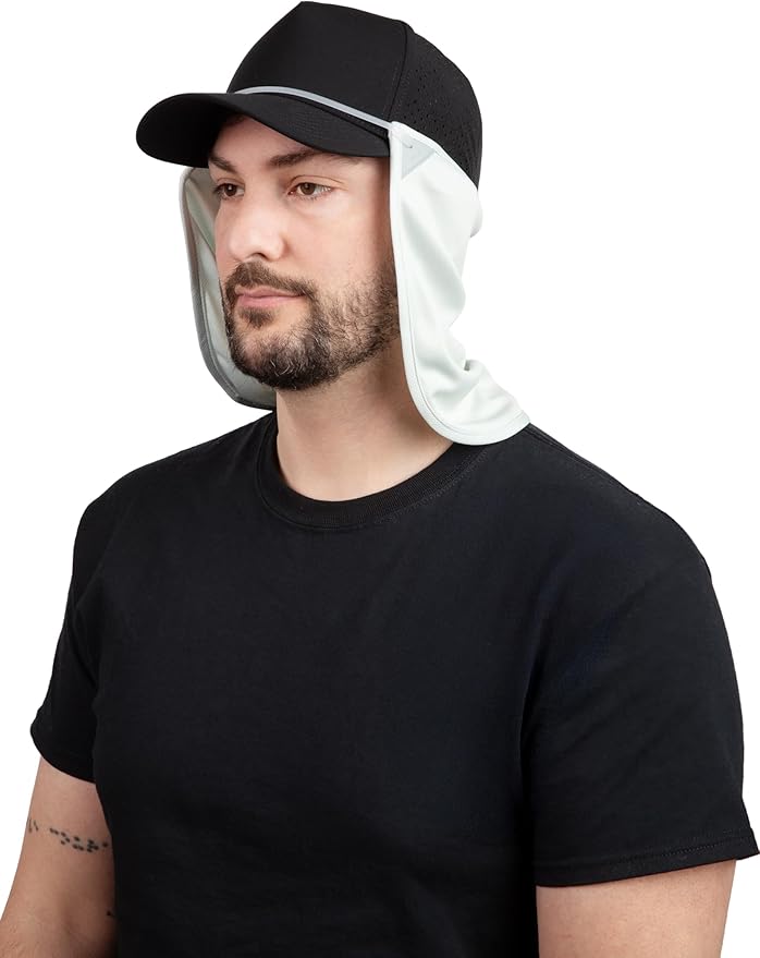 CoolNES - UV Sun Protection Neck Drape Adjustable Multifunctional 2 in 1 Face Covering for Outdoor Fishing - Unisex