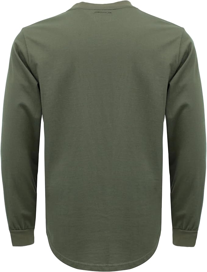 KONRECO FR Shirts for Men Crewneck 6oz Jersey Lightweight Flame Resistant Work T Shirt NFPA2112 CAT2