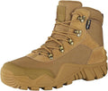 FREE SOLDIER Men's Waterproof Hiking Boots Tactical Work Boots Outdoor Lightweight Military Boots