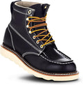 EverBoots Mens Work Boots for Men, Leather EverFit Lightweight Comfort Boot, Anti Slip & Shock Absorption, Soft Oil Grain, Goodyear Welt, Industrial Construction, Roofing, Electrician