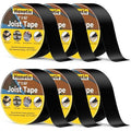 Joist Tape for Decking 2'' X 50', 6 Rolls Weather Resistance Butyl Tape, Waterproof and Anti-Corrosion, Self-Adhesive for Wood Joists Decks Beams Roof Extend Deck Life
