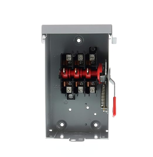 SIEMENS 3P 60A 240V General Duty Safety Switch Indoor, Non-Fusible