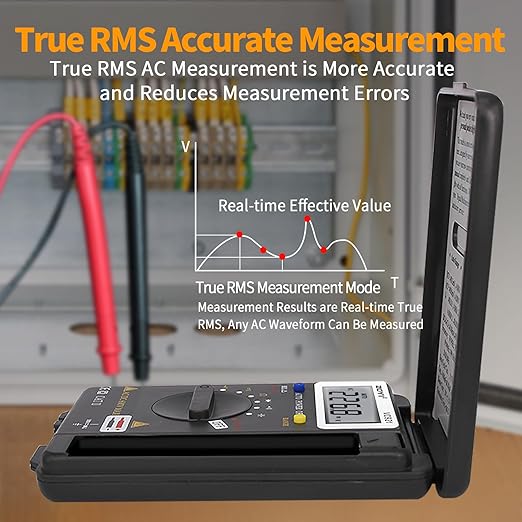 ZOYI 921 Digital Multimeter Card Tester with Auto-ranging 4000 Count, AC/DC Voltage, Frequency, Resistance, and Continuity for Beginners