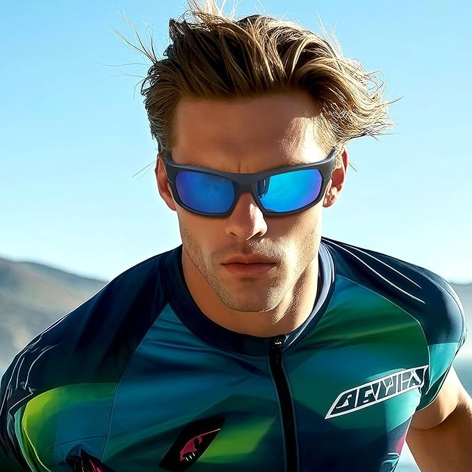 Joopin Sports Sunglasses Polarized UV400 Protection Wrap Around Sun Glasses Shades for Men Women