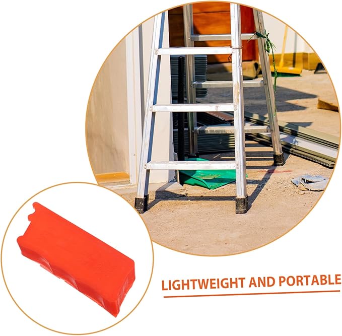 VILLCASE Nonslip Ladder Feet Pads Plastic Caps for Extension Ladders Enhanced Stability and Protection Easy to Install Fit for Home and Construction Use