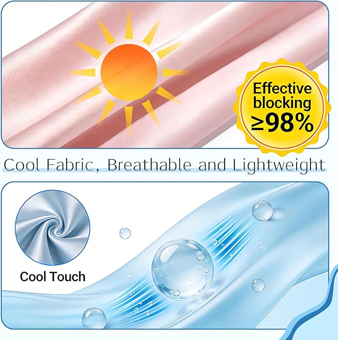 4 Pcs UV Sun Protection Face Mask and Neck Gaiter Scarf Cover UPF50+ Breathable Cooling Design for Summer Outdoor Activities