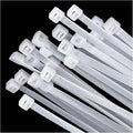 Large zip ties 20 inch white zip ties for outdoor use 100 pcs long cable ties big industrial plastic tie wraps with 60 Pounds tensile