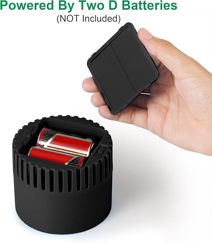 RV Refrigerator Fan, Low Noise, 3000 RPM Motor for Efficient Circulation of Internal RV Fridge Cold Air, Longer Food Preservation Time,Easy On/Off Switch (Excluding Batteries)