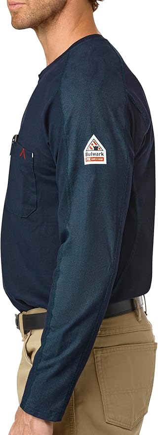 Bulwark FR Men's Flame Resistant Flex Knit Henley