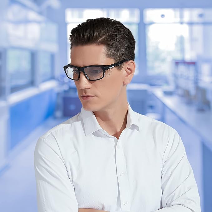 ProtectX Classic Safety Glasses, Anti-Fog Scratch Resistant Lenses, Protective Eyewear for Work, Indoor/Outdoor, ANSI Z87.1