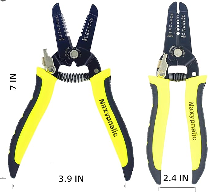 Wire Stripper Tool 10-22 AWG, Micro Wire Strippers, Insulated Wire Pliers, Multifunctional Wire Stripping Tool, Wire Stripers