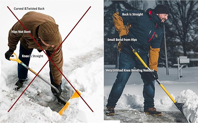 The Snowplow The Original Snow Pusher 30" Wide Model