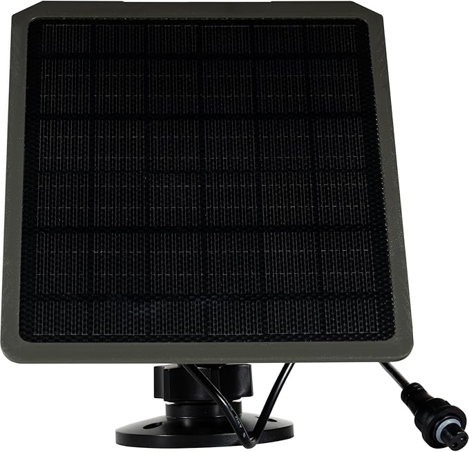 GardePro SP350 Solar Panel with 5200mAh Battery for Trail Cameras, Compatible with A3, E5, A50, E6, E8, X50S, E6 2.0 Pro, X66 Pro & More