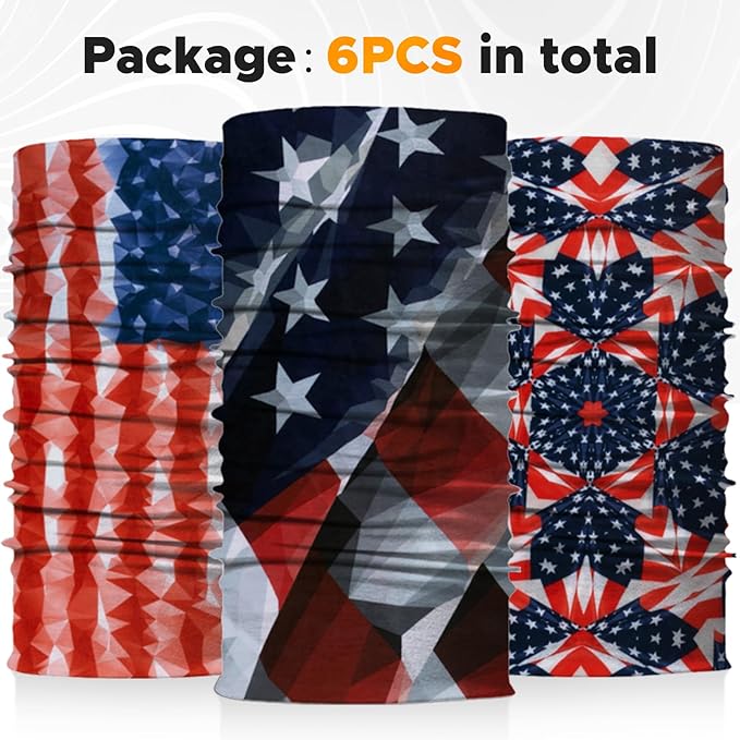 JOEYOUNG Headwear, Bandana, Neck Gaiter Head Wrap Headband Balaclava Magic Scarf