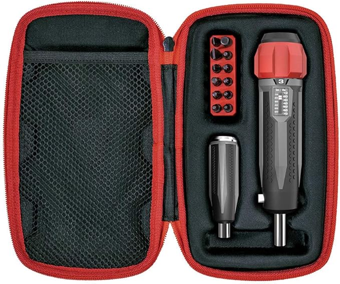 Real Avid Gunsmithing Torque Wrench Kit | All in One Torq Driver Tool with Screwdriver Bit Set & Accurate 1 Inch/Pound Setting for Precision Scope Mounting. Premium KIT.