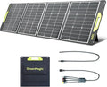 Greenmagic 120 Watt Portable Solar Panel, Foldable 120W Solar Panel Charger 19V for Power Station Outdoor Camping RV Home IP67 Waterproof with an Adjustable Kickstand Case High 23% Efficiency
