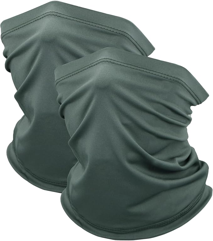 JHYWELL Cooling Neck Gaiter Face Mask, UV Protection Masks Gator, Windproof Bandana for Skiing, Fishing, Hiking, Cycling