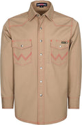 BOCOMAL FR Welding Shirts Heavyweight Stretch Canvas Snaps Down Reinforced Stitching Western Style Fire Resistant Jackets