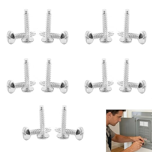 Load Center Cover Screws for Eaton, Alloy Steel Electrical Panel Screws Compatible with Eaton Load Centers 20 Pcs