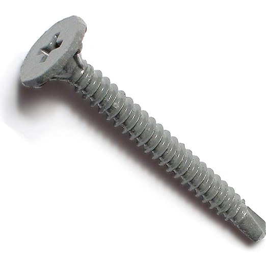 Phillips Self-Piercing Cement Board Screws, Durable Steel Hardware Fasteners for Home Improvement, DIY, Construction, 8 x 1-5/8, Pack of 131