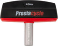 Prestacycle Pro TorqKeys 4Nm T-Handle Torque Limiting Tool – Torque Wrench Bit with Ergonomic Low-Profile Grip, Magnetic 1/4" Hex Bit Retention, Durable Zinc Shaft