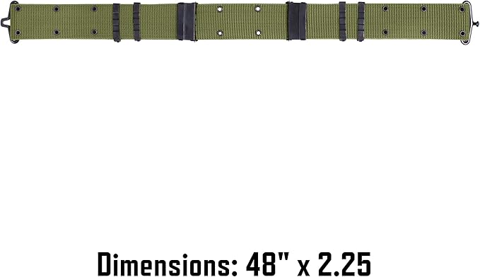 Rothco Utility Belt with Metal Buckles – Adjustable Uniform Service Belts
