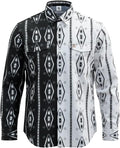 WoahBros FR Shirts for Men, 8oz Midweight Flame Resistant Welding Shirt, 100% Cotton, Pearl Snap Buttons - CAT2/NFPA2112